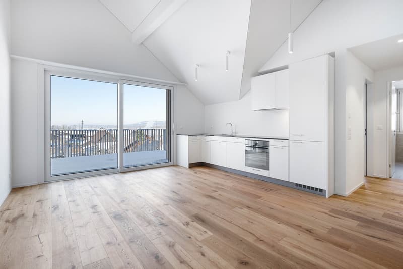 Moderne 2.5-Zimmer-Dachwohnung in Eschikofen – Neubau mit Minergie-Standard (1)