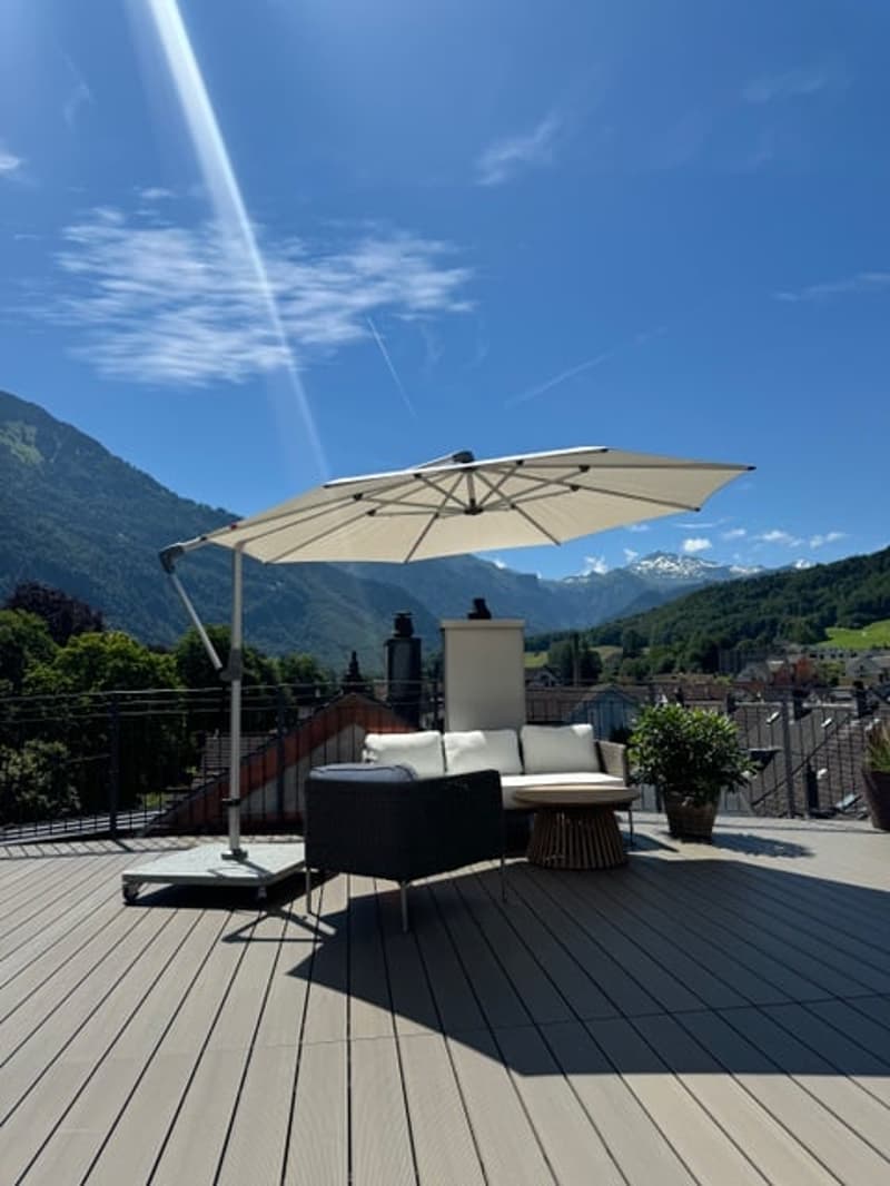 5,5 Zimmer-Attika Wohnung im Zentrum von Glarus mit grosszügiger Terrasse (5)