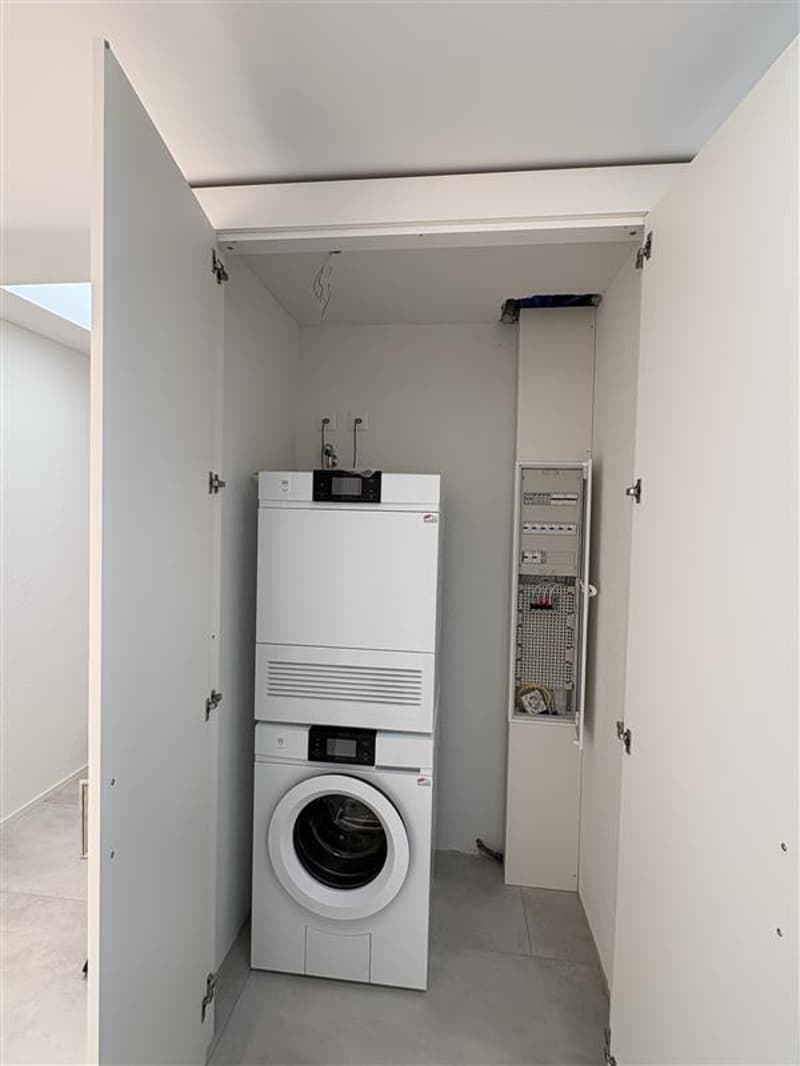Waschturm in Reduit-Schrank