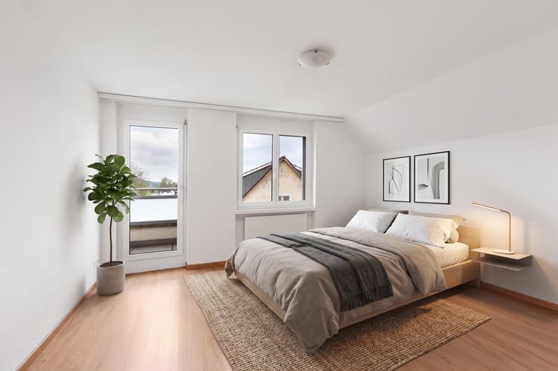 Schlafzimmer 1 virtuelles staging