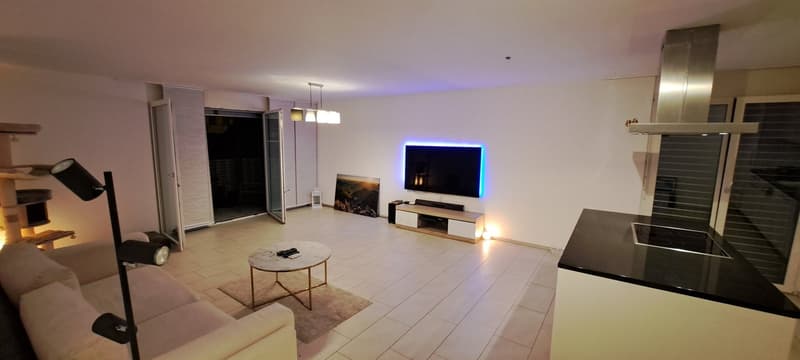Luxuriöse 3 1/2 Minergie Maisonette Dach-Wohnung mit atemberaubende Aussicht und Balkon (8)