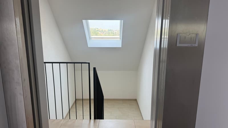 Luxuriöse 3 1/2 Minergie Maisonette Dach-Wohnung mit atemberaubende Aussicht und Balkon (21)