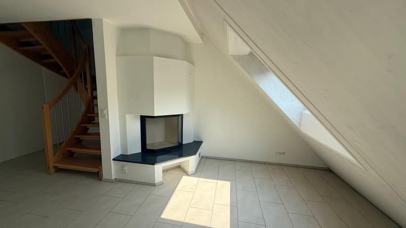 Luxuriöse 3 1/2 Minergie Maisonette Dach-Wohnung mit atemberaubende Aussicht und Balkon (5)