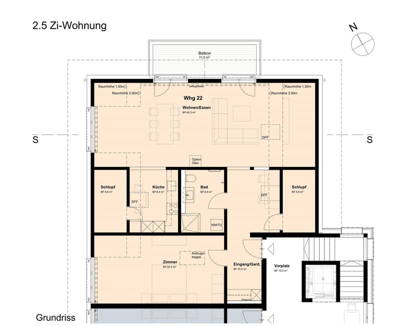 Dachwohnung mit Weitsicht an bester Sonnenlage im Zürcher Weinland (18)