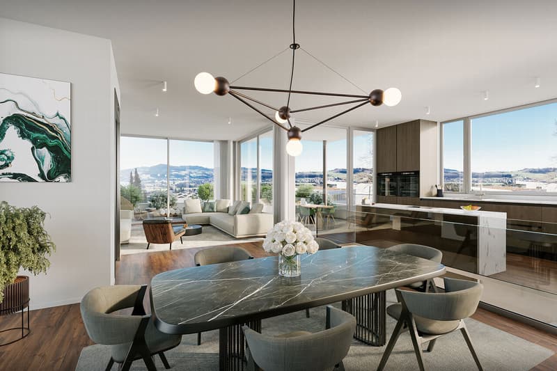 Luxurious new-build terrace apartment with plenty of privacy (9)