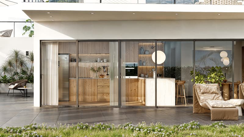 Appartement de jardin 4,5 pièces avec vue lointaine (3)