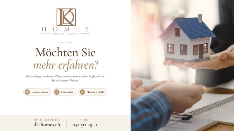 Helle & grosszügige 5.5-Zimmer Maisonette mit zwei Terrassen Birrhard (5)