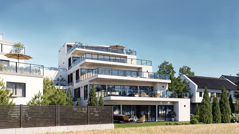 Appartamento di giardino 4,5 locali con vista panoramica Birrhard AG (2)