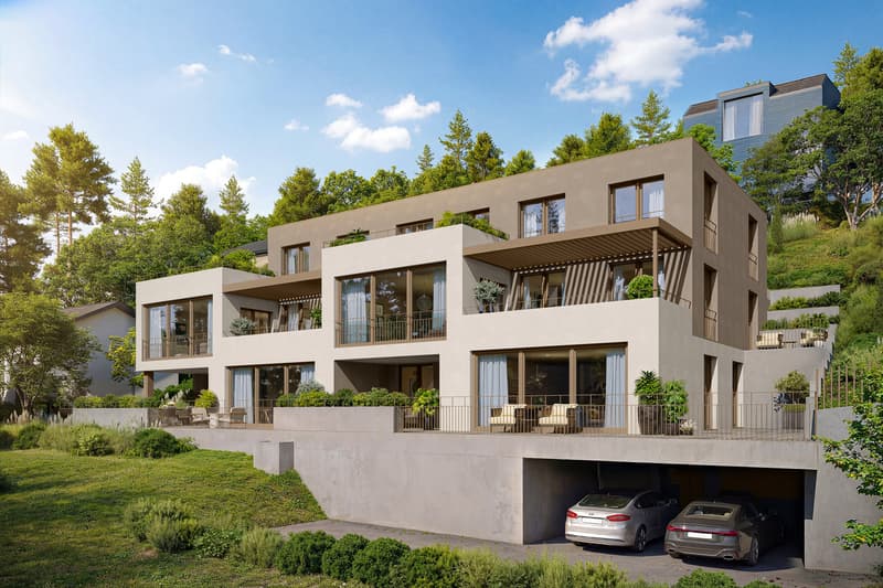 Neubauwohnung mit Weitblick - 4.5 Zimmer im 1. Obergeschoss (1)