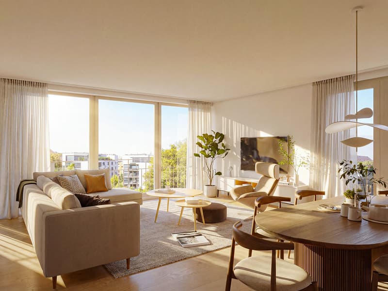 Neubauwohnung mit Weitblick - 4.5 Zimmer im 1. Obergeschoss (5)