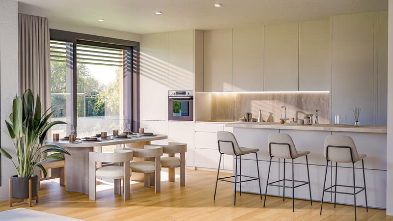 Dernière unité disponible - Appartement neuf de 4,5 pièces lumineux à Obfelden (4)