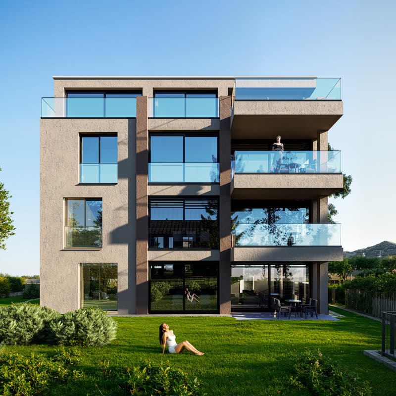 Dernière unité disponible - Appartement neuf de 4,5 pièces lumineux à Obfelden (2)
