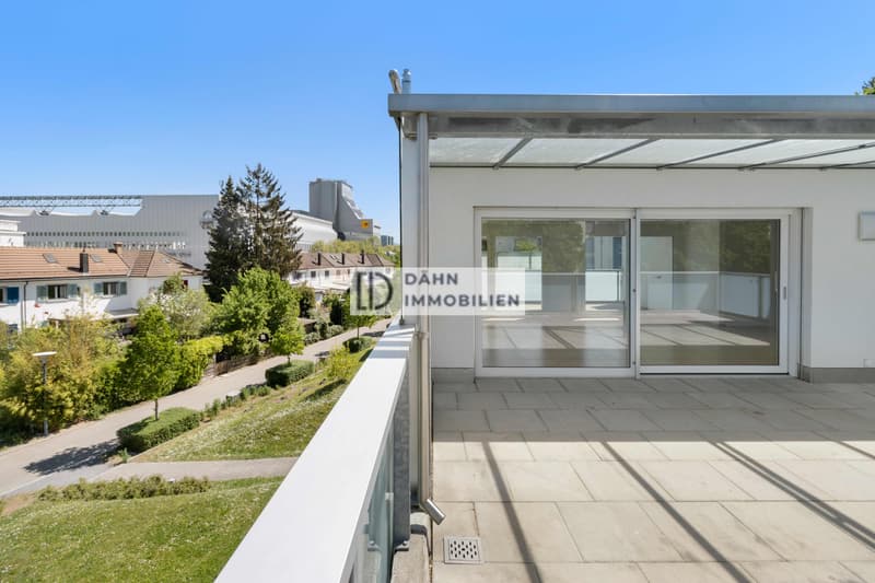 Lichtdurchflutete 5.5-Zi.-Attika mit 130 m² Terrasse in Schlieren (1)