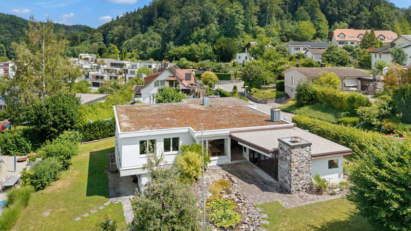 Grosszügiges Einfamilienhaus an sonniger Hanglage mit grossem Garten (1)