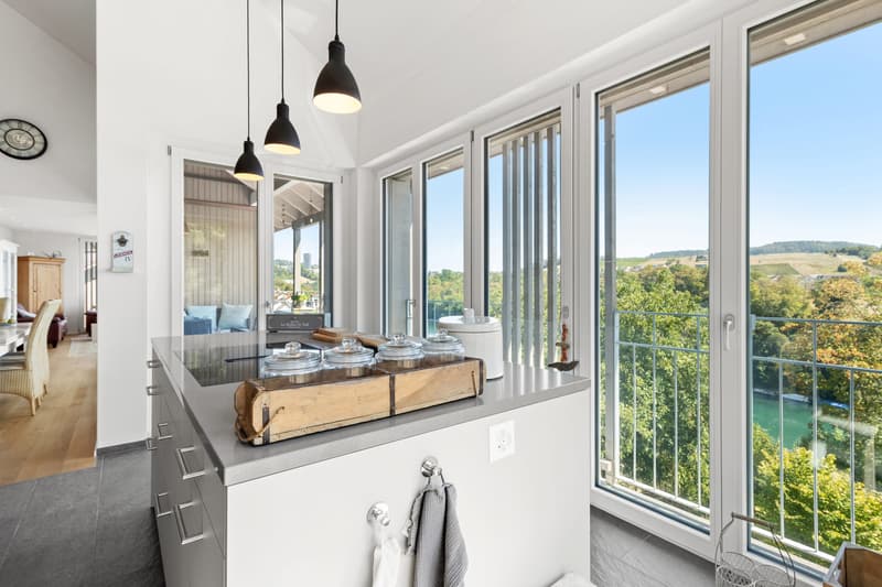 Fantastische 4-Zimmer Maisonette- Wohnung mit Rheinblick (4)