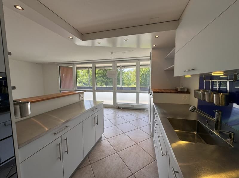 Moderne 3.5-Zimmer-Wohnung mit Parkblick (2)