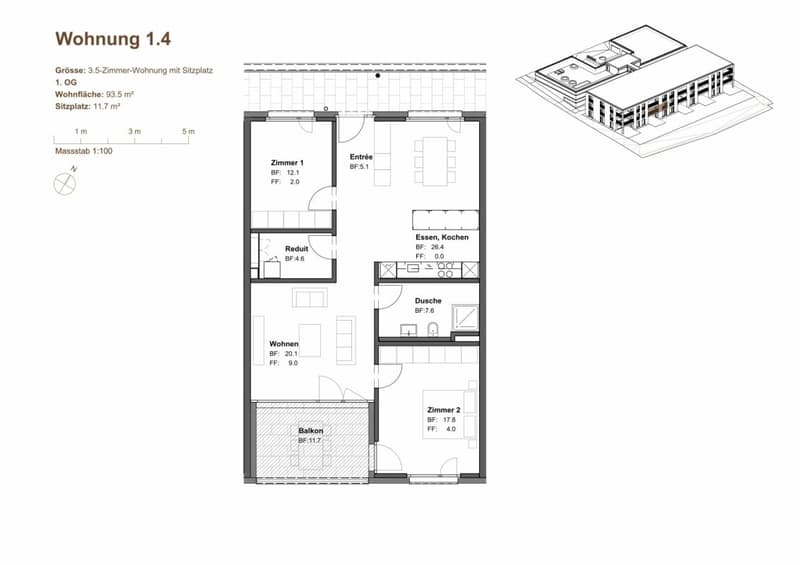 4.5-Zimmer-Attikawohnung mit 195 m² Terrasse und Weitsicht (11)