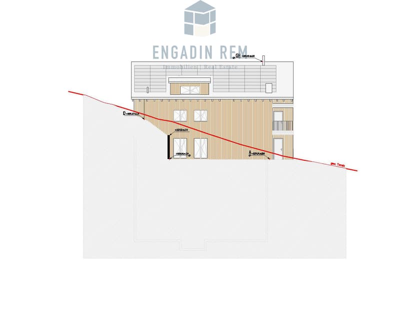Westfassade Haus B