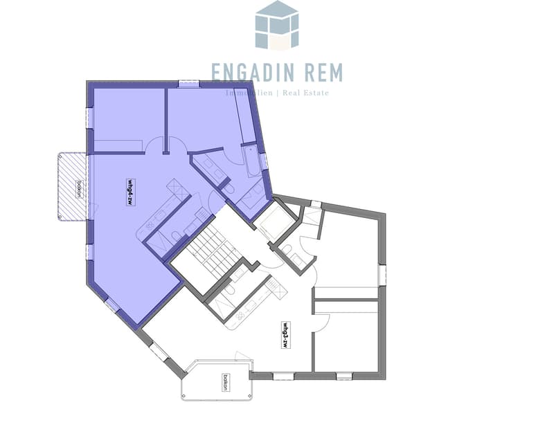 Wohnung Nr. 4 im Dachgeschoss / Flat no. 4 / top floor / Appartament n. 4 all'ultimo piano