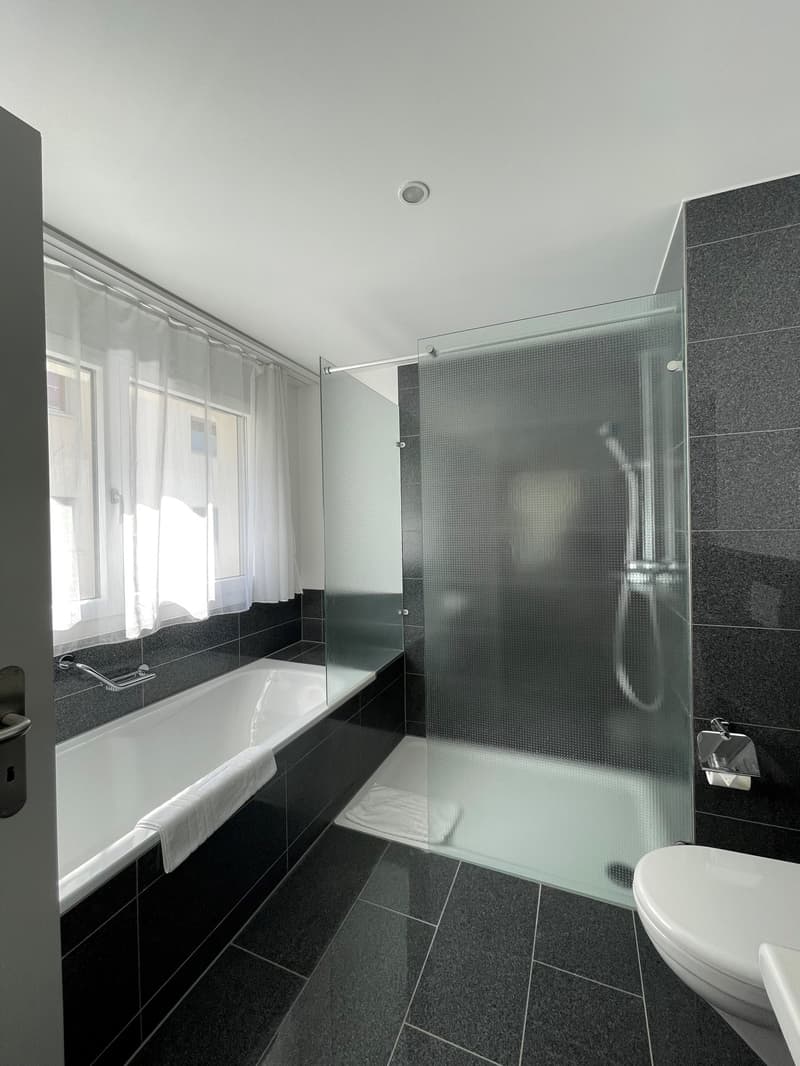 Vivre comme dans un hôtel - appartement de 3,5 pièces entièrement équipé dans le Service-Wohnpark Freihofmatte (4)