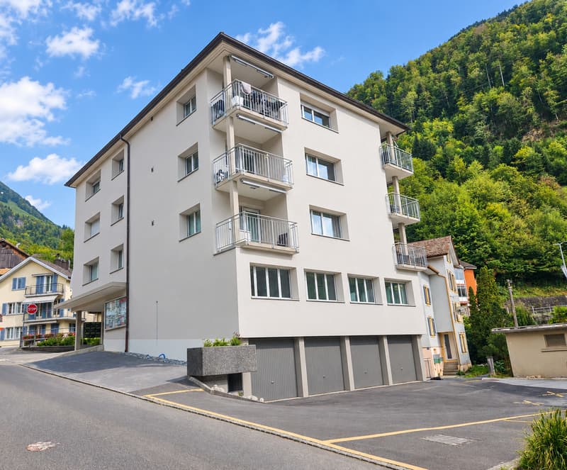 Charmante 2-Zimmerwohnung an der Bahnhofstrasse in Sisikon (2)