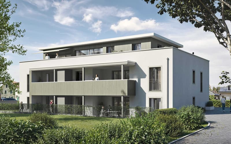 New building: Modern 2.5-room apartment on the ground floor with garden share (1)