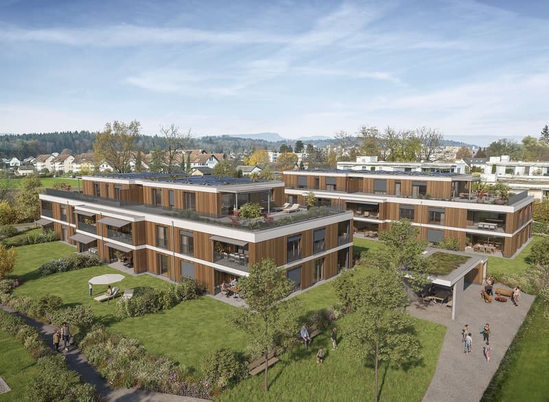 Last 3.5-room apartments with large private gardens in the "Hirsch-Park", Uerkenweg 37 & 39 (4)