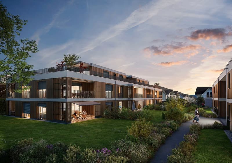 Last 3.5-room apartments with large private gardens in the "Hirsch-Park", Uerkenweg 37 & 39 (2)