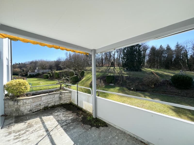 Ampio appartamento in proprietà in una posizione molto richiesta con vista sul verde (1)