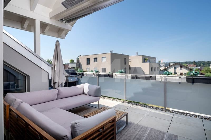 Moderne 5.5-Zimmer-Maisonettewohnung mit grossem Balkon in Zufikon AG zu kaufen! (5)