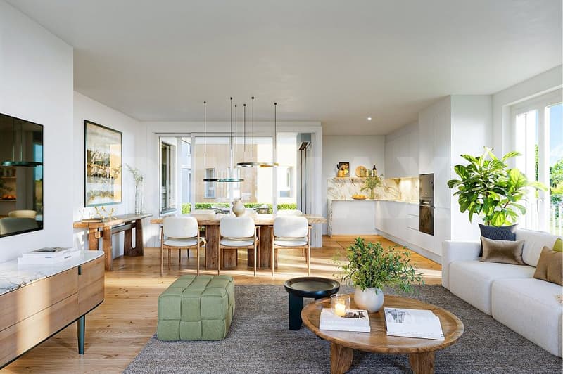 Neubauprojekt "Mühlehof": Hochwertige 3.5-Zimmer-Wohnung im Erdgeschoss (1)