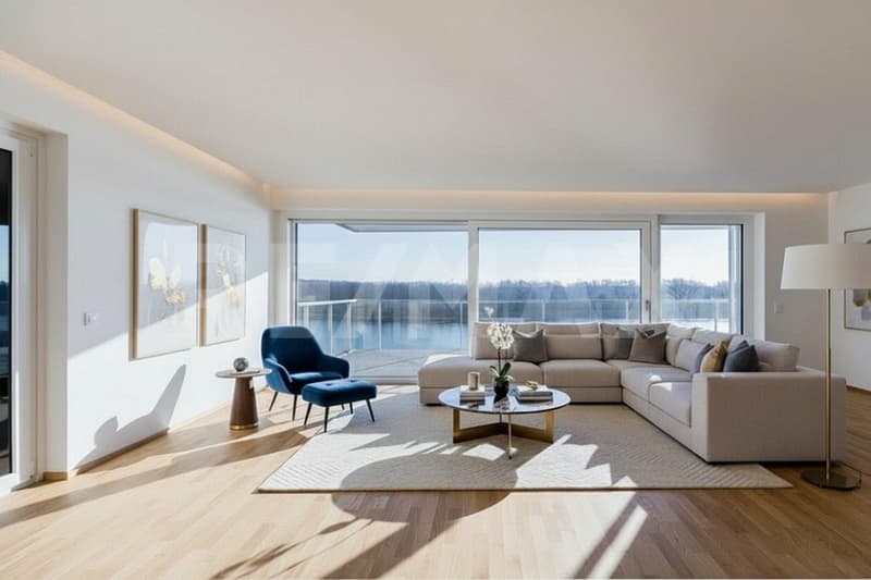 Edle 4-Zimmer-Wohnung in Wien mit traumhaftem Donau-Blick in direkter Waterfront-Lage zu kaufen! (3)