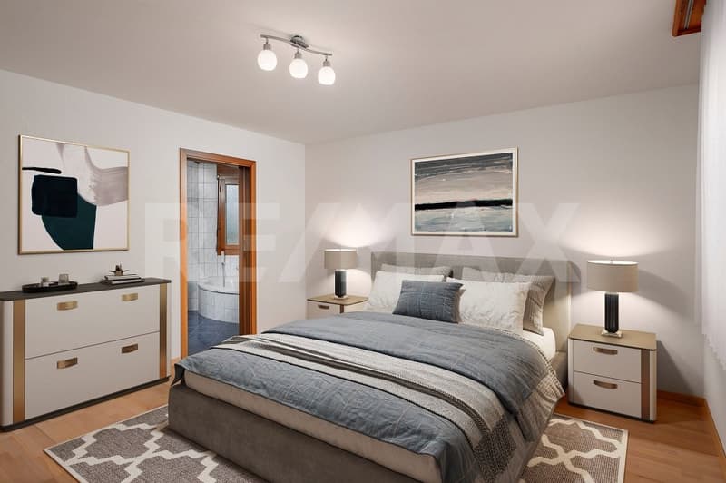 4.5 Zimmerwohnung mit 123 m² grossem Gartenanteil in Einsiedeln zu kaufen! (8)