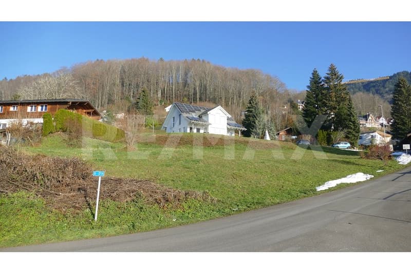 Exklusives Bauland mit Projektvorschlag und spektakulärer Alpenfernsicht zu kaufen! (8)