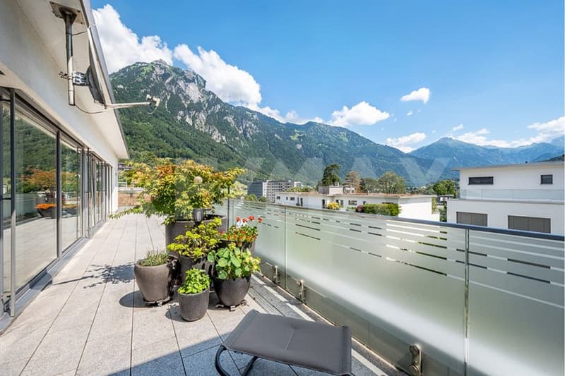 Exklusive 4½-Zimmer-Attikawohnung mit traumhafter Aussicht (2)