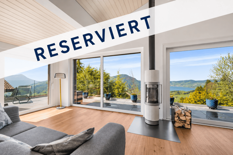 Neuwertiges Einfamilenhaus mit Voralpen-Panorama, 30 Min. nach Zug (1)