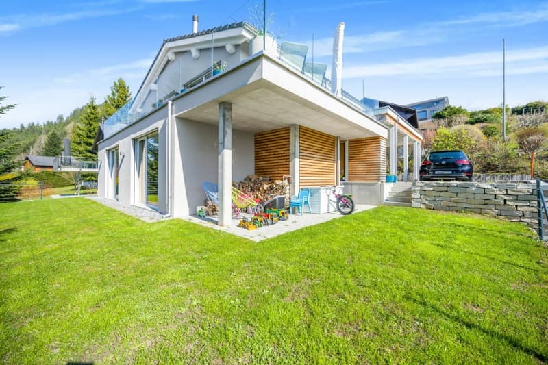 Neuwertiges Einfamilenhaus mit Voralpen-Panorama, 30 Min. nach Zug (5)