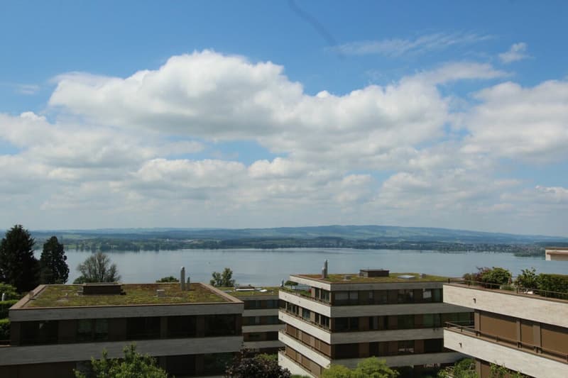 LUXURIÖSE ATTIKAOASE: Exklusive Wohnung mit grosszügiger Terrasse und atemberaubender See- & Bergsicht (1)