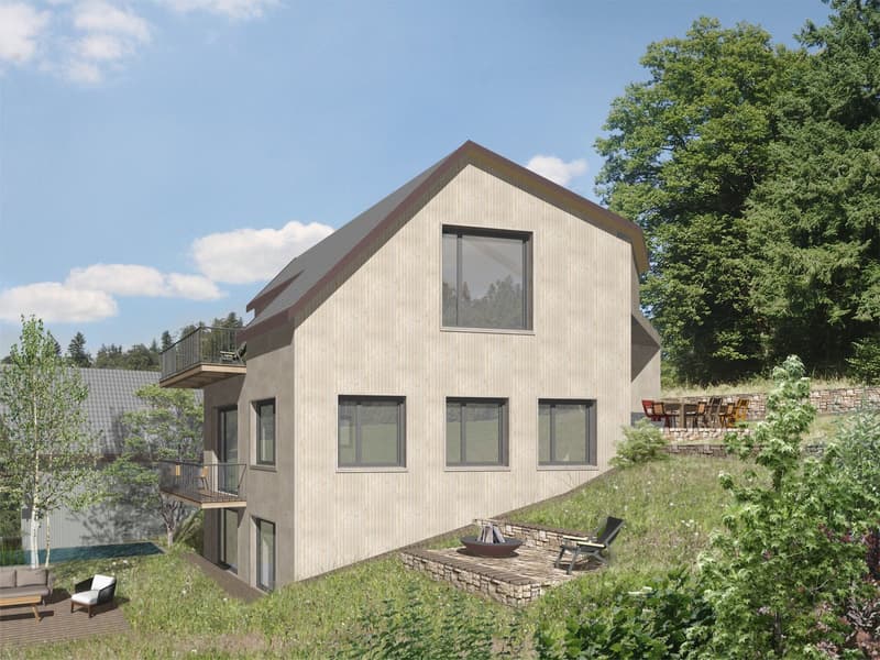 Charmantes Einfamilienhaus mit Panoramablick in Uerkheim (1)