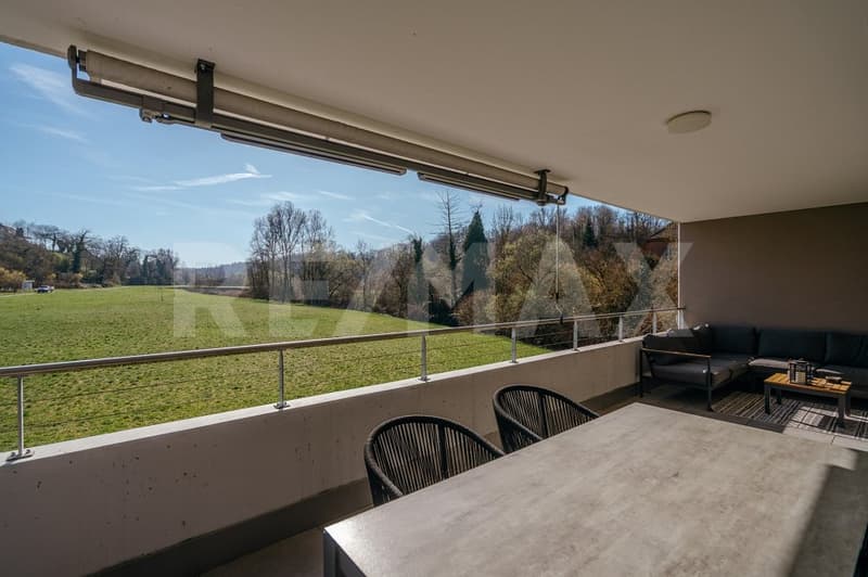 Sunny living on the Bünzaue: 4.5-room apartment with large terrace (2)