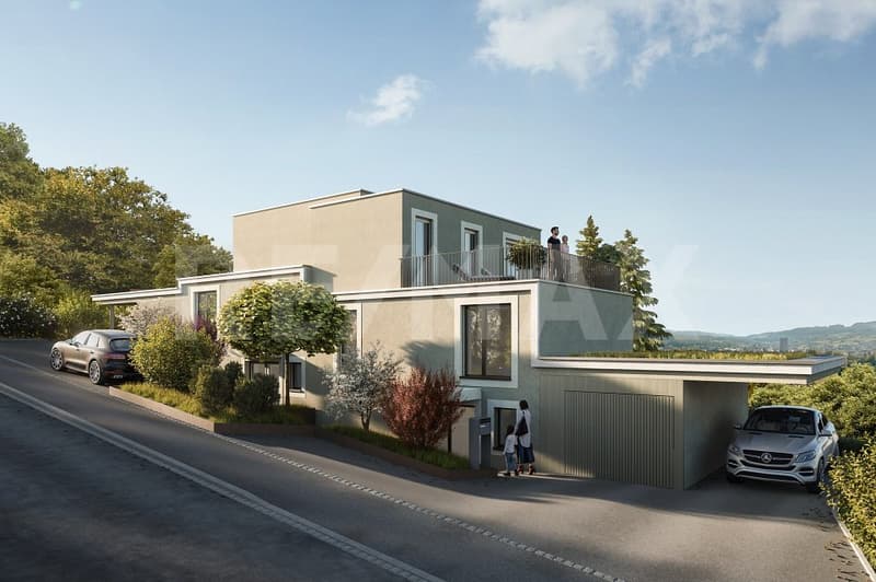 New construction project VITIS in a sunny location with a view in Geroldswil - House B already reserved (2)