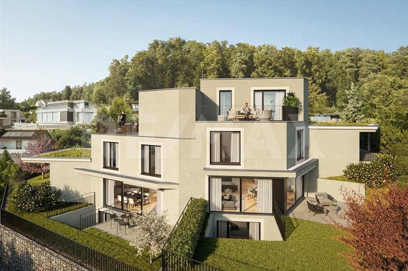New construction project VITIS in a sunny location with a view in Geroldswil - House B already reserved (1)