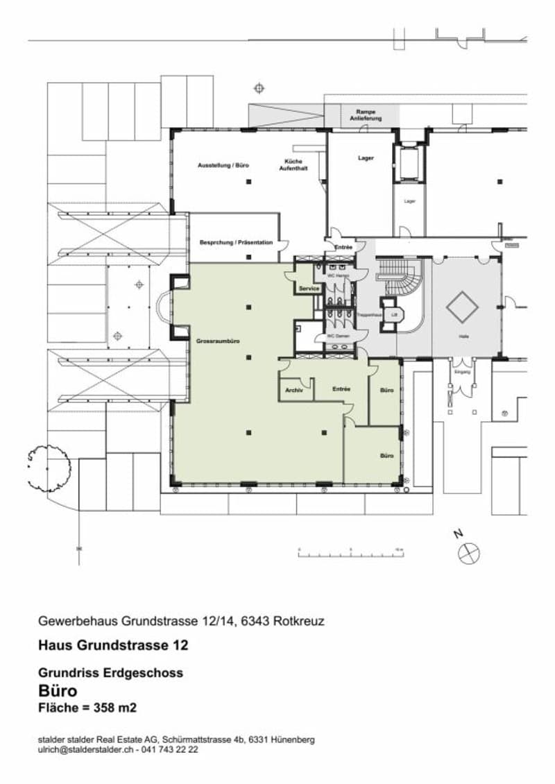 358 m² Büro im EG mit 3.5 m Raumhöhe - flexibel einteilbar (5)
