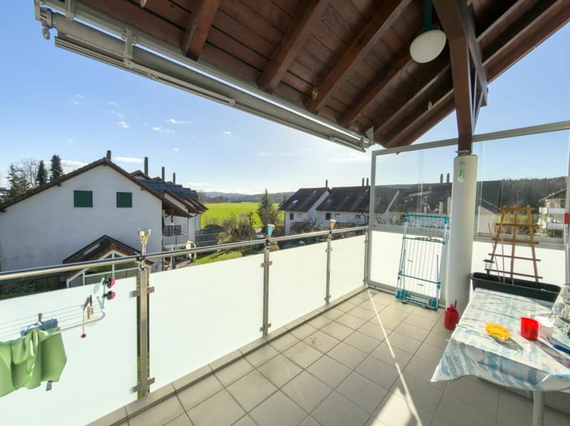 Balkon von Wohnzimmer aus