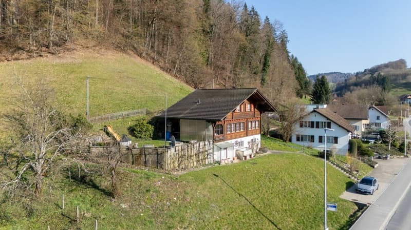 Haus aussen, Umgebung