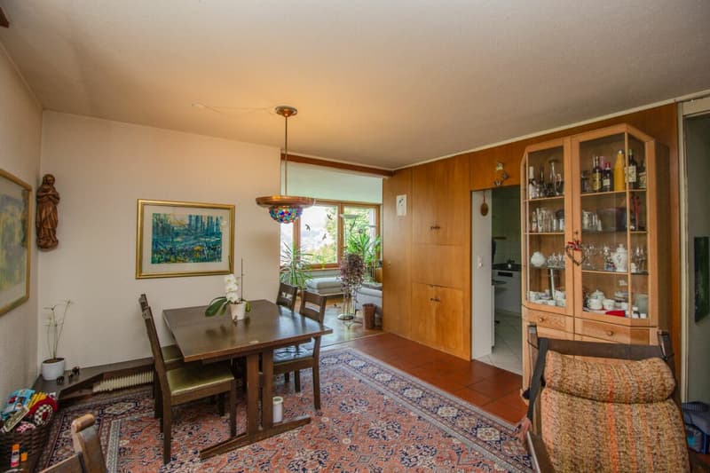 Esszimmer mit Zugang Küche / Wohnzimmer