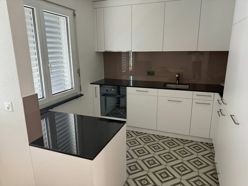 Neuwertige Wohnung (renoviert für CHF 115'000.-) mit Lift an ruhiger Lage (1)