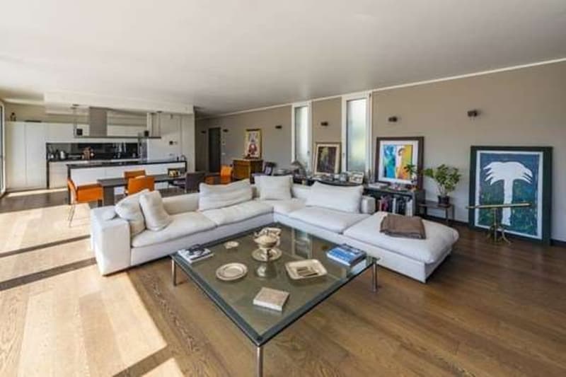 Modern attic with large panoramic terrace and lake view - Lugano (8)