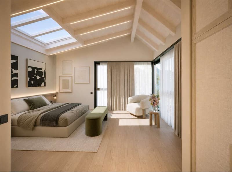 Melano - Nuova villa con 3 camere e giardino privato (8)