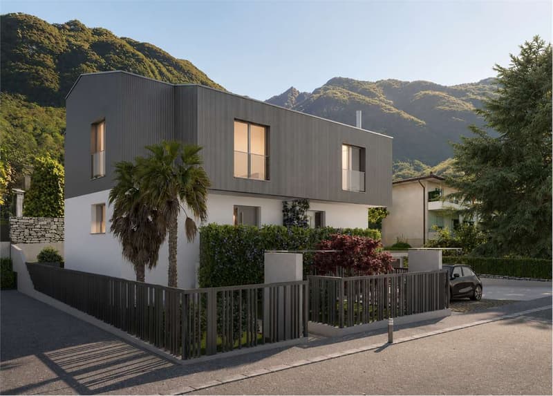 Melano - Nuova villa con 3 camere e giardino privato (1)
